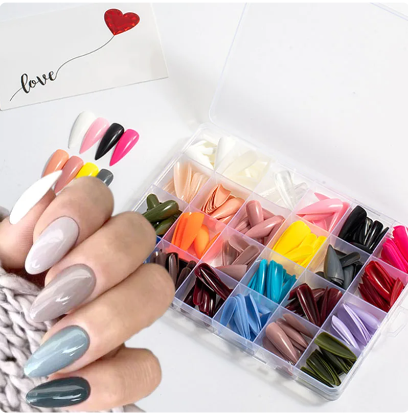 Ultimate 576 Nail Pack - Complete Nail Art Collection for Stunning Nails